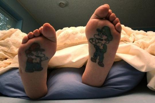 crazy video game tattoo