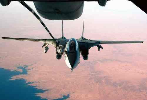 US Navy F-14D Tomcat Refueling 