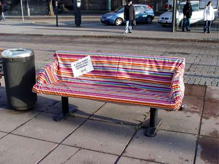 cool bench ads