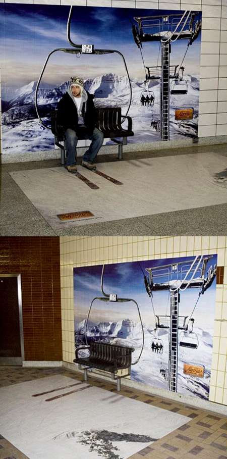 cool bench ads