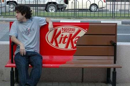 cool bench ads