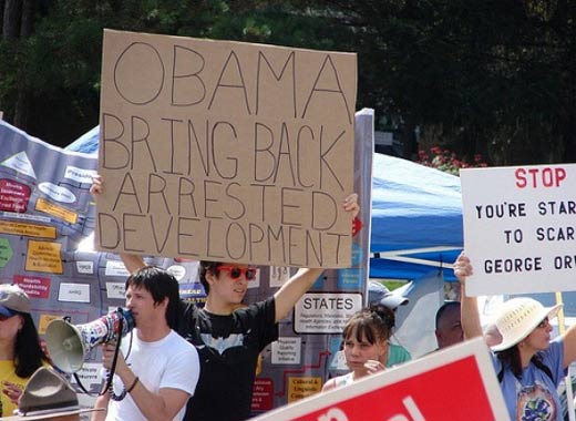 funny stupid protester sign