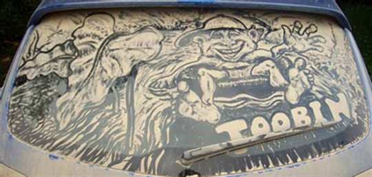 dirty car art