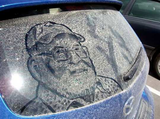 dirty car art