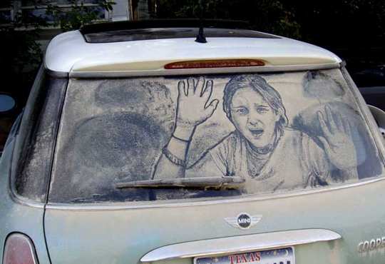 dirty car art