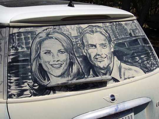 dirty car art