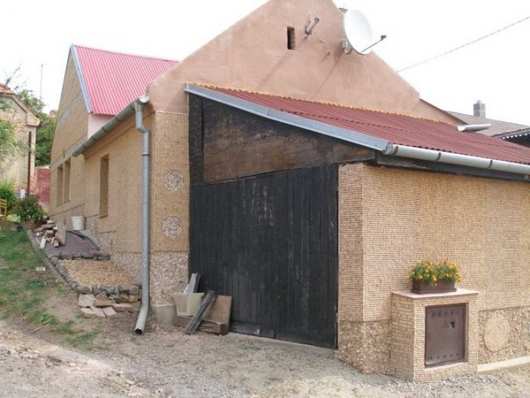 house made of corks