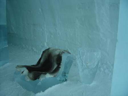 ice hotel chair