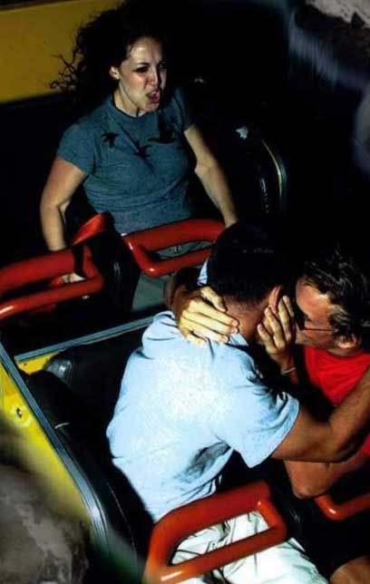 crazy funny roller coaster photo