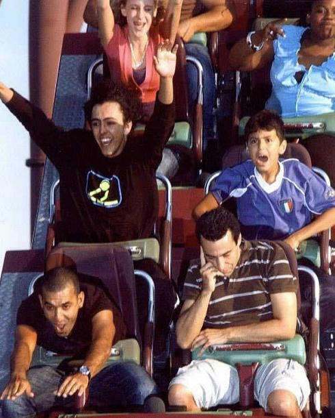 crazy funny roller coaster photo