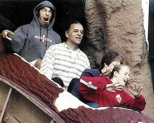 crazy funny roller coaster photo