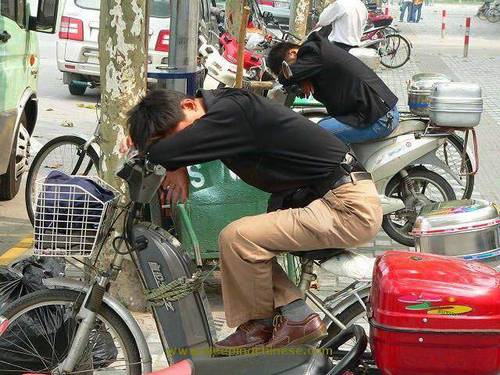 chinese sleep anywhere