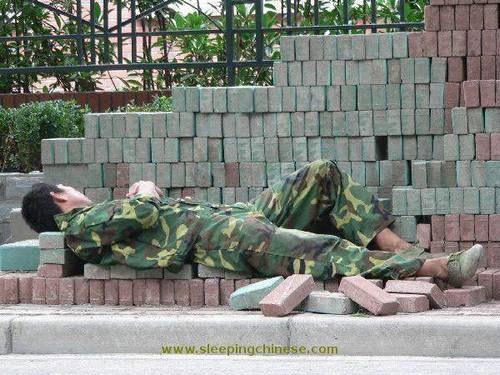 chinese sleep anywhere