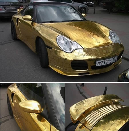 Golden Porsche