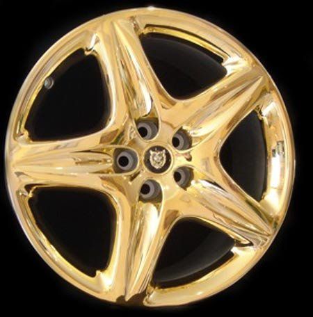 Golden Car Rim