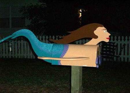 funny crazy mailbox