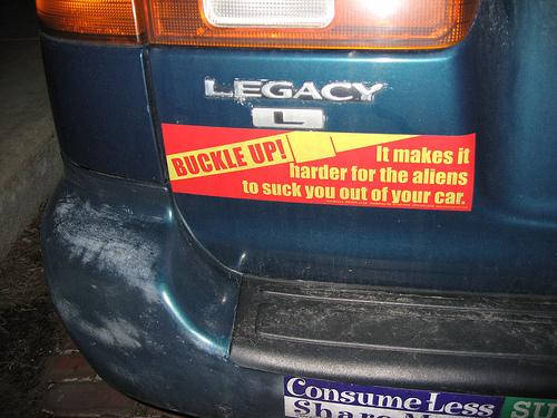 Funny Bumper Car Sticker