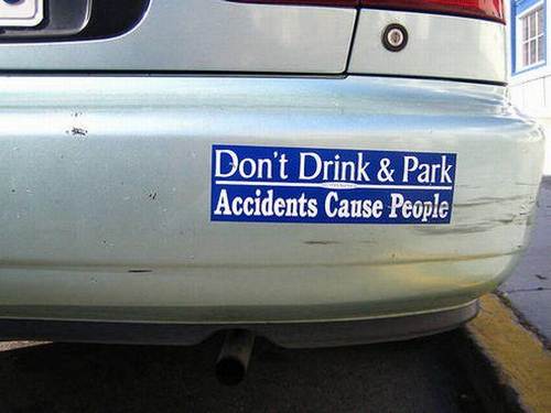 Funny Bumper Car Sticker