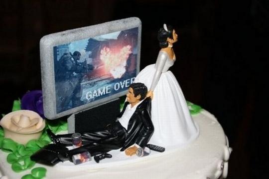 Funny Wedding Cakes Topper