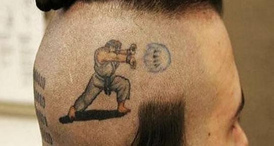 crazy video game tattoo