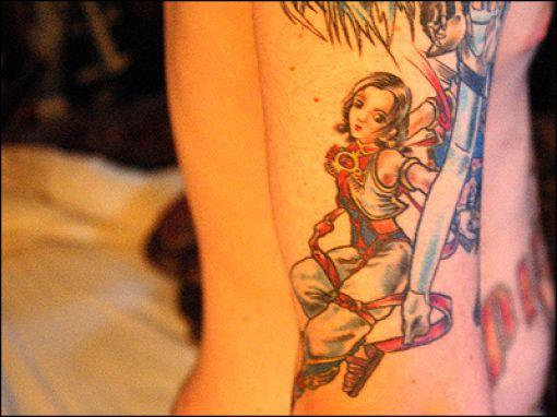 crazy video game tattoo