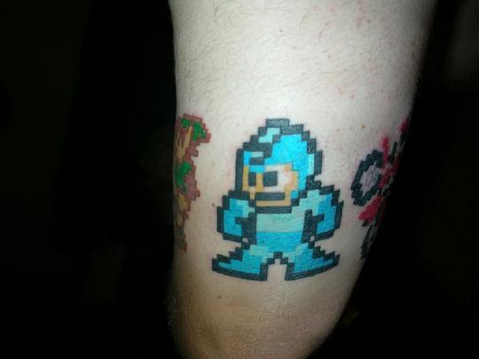 crazy video game tattoo