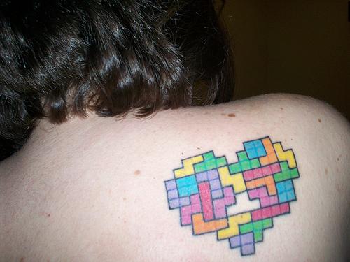 crazy video game tattoo