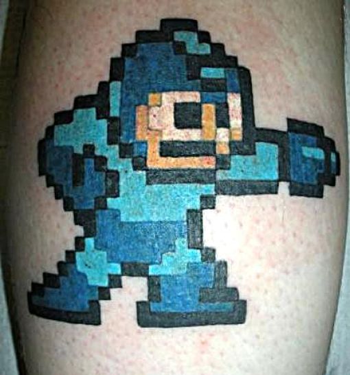 crazy video game tattoo