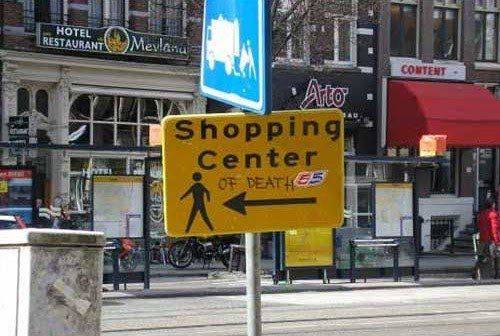 funny street sign