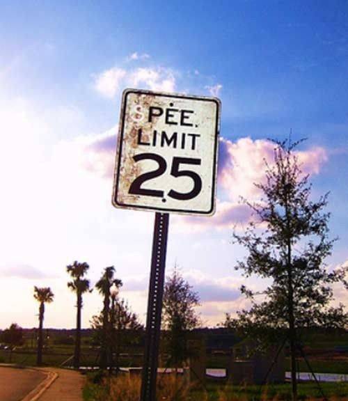 funny street sign