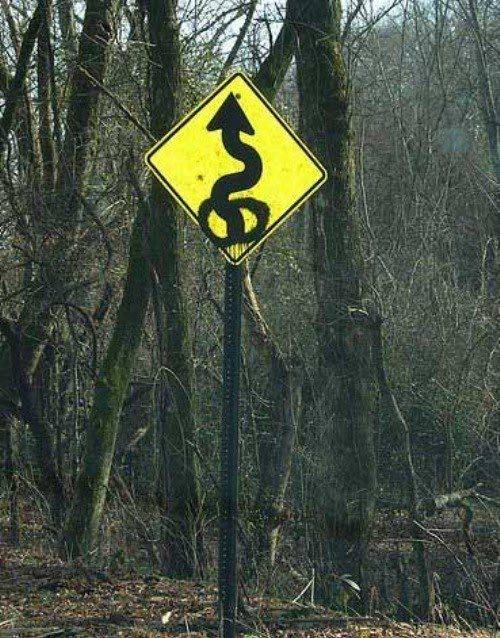 funny street sign